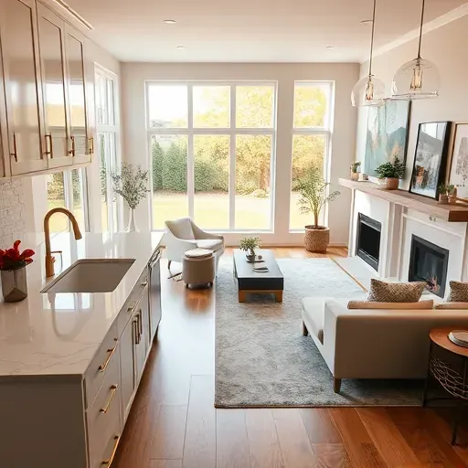 Completed home remodeling in Avondale, PA featuring a modern kitchen, open floor plan, and elegant decor.