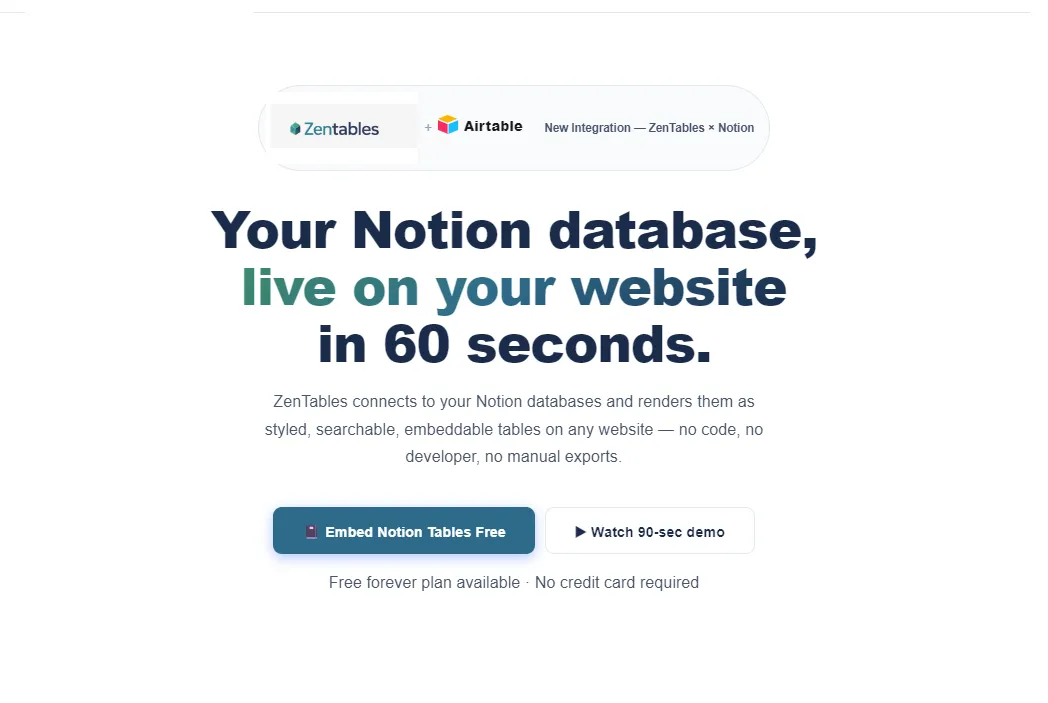 How to Embed a Styled Google Sheets Table in Notion