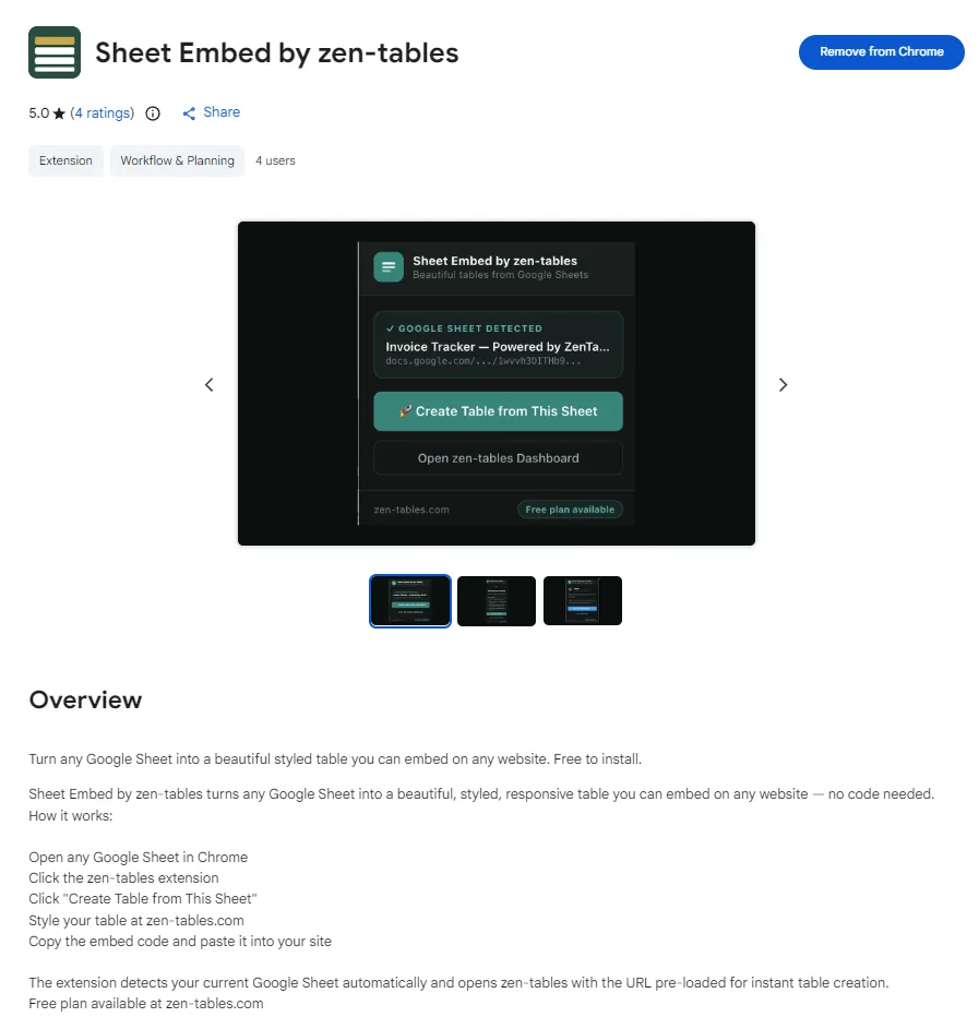 The Chrome Extension That Makes Google Sheets Embeds Instant
