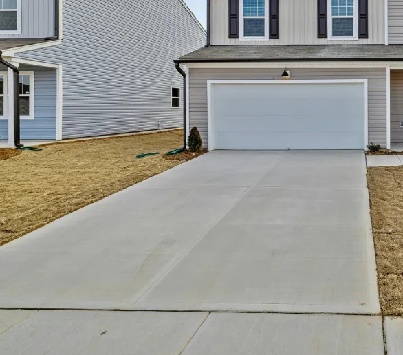 Concrete pads Driveway