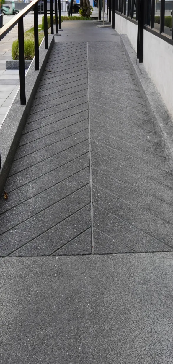 ADA concrete ramp