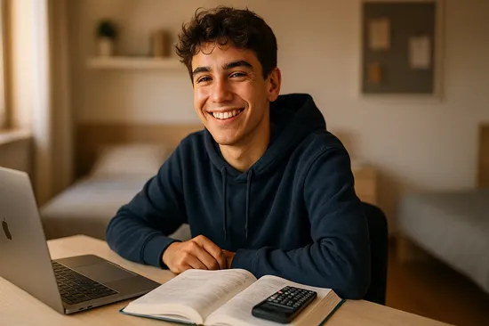 Studente soddisfatto