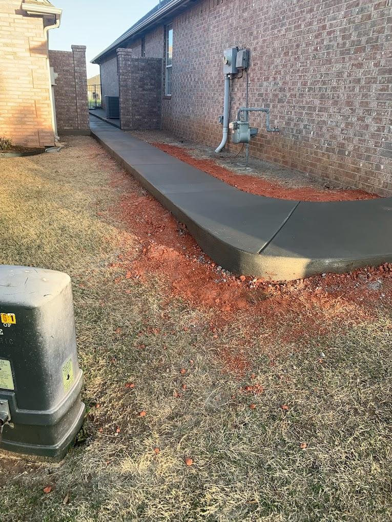 concrete walkway