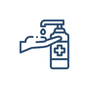 Illustrated icon using high quality cleaning supplies