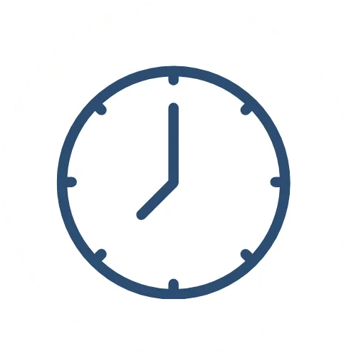 illustrated icon of clock 