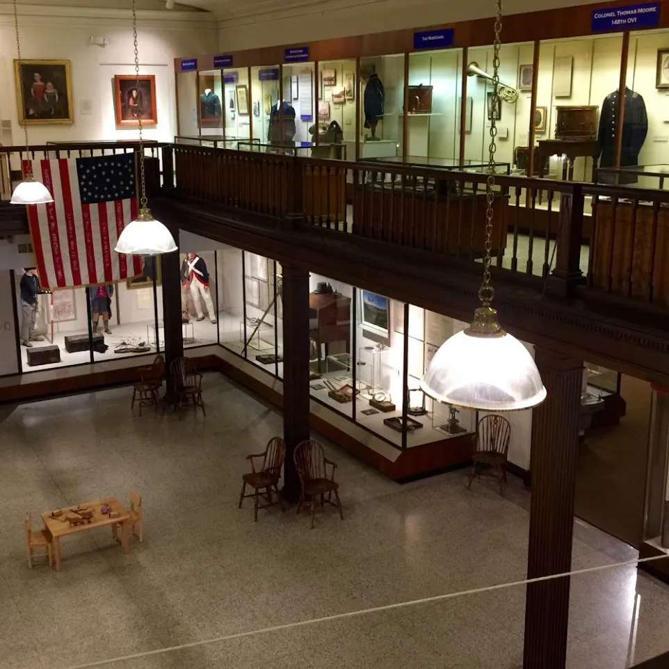 inside of the campus martius museum in marietta oh