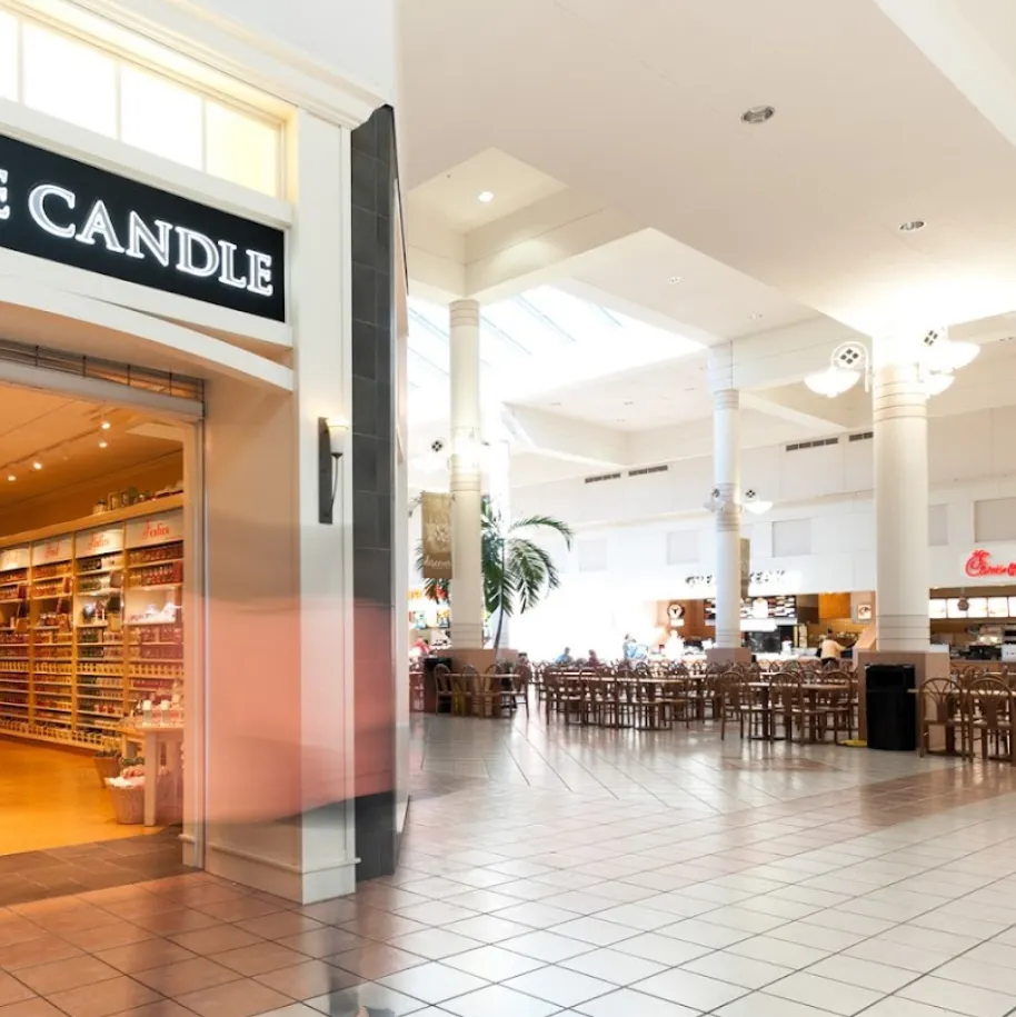 inside view of grand central mall's food court