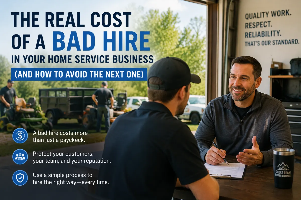 The Real Cost of a Bad Hire in Your Home Service Business (And How to Avoid the Next One)
