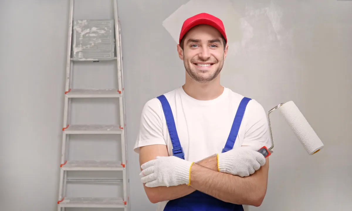 PSC Paint Pros team working on a home project