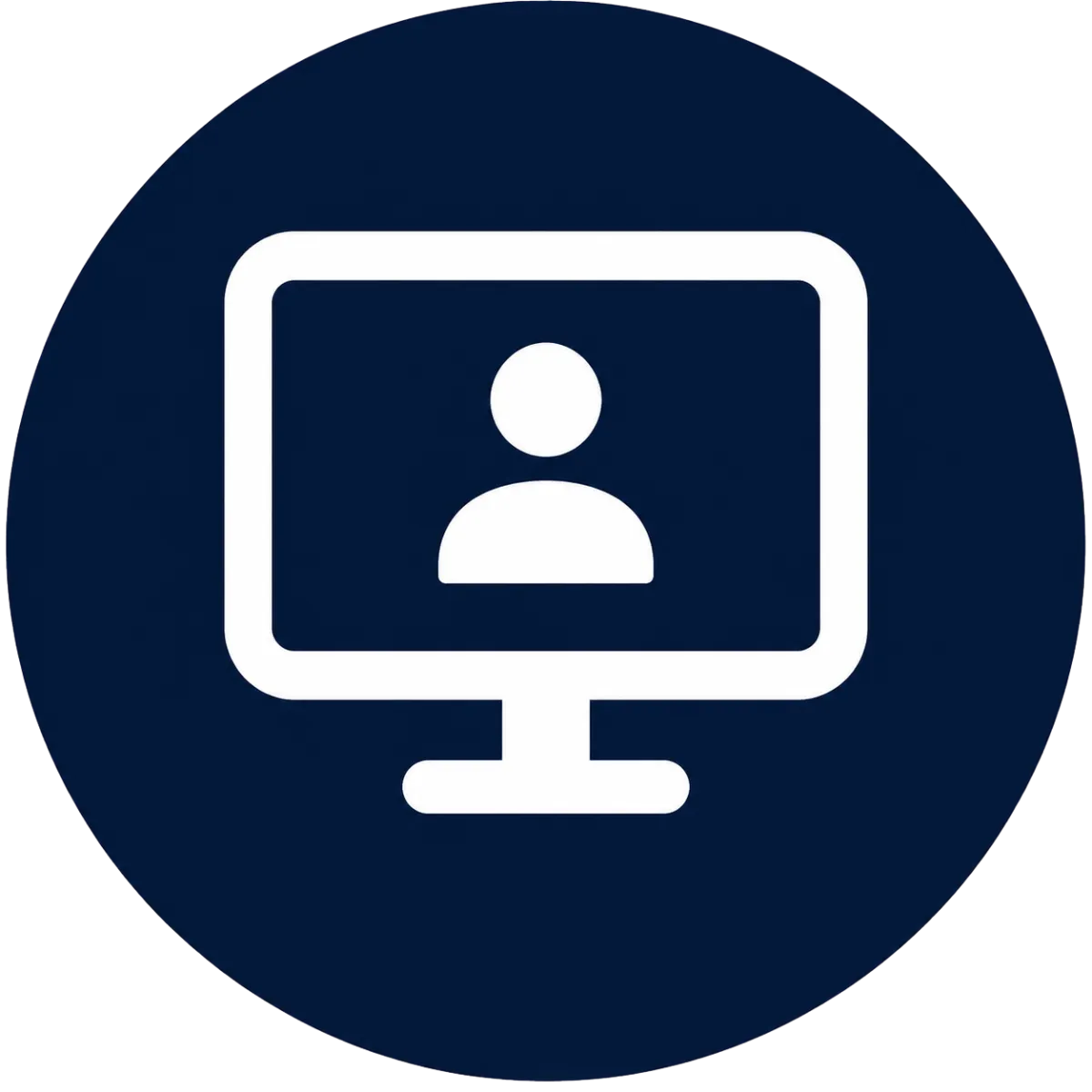 Computer icon representing Oregon remote online notarization