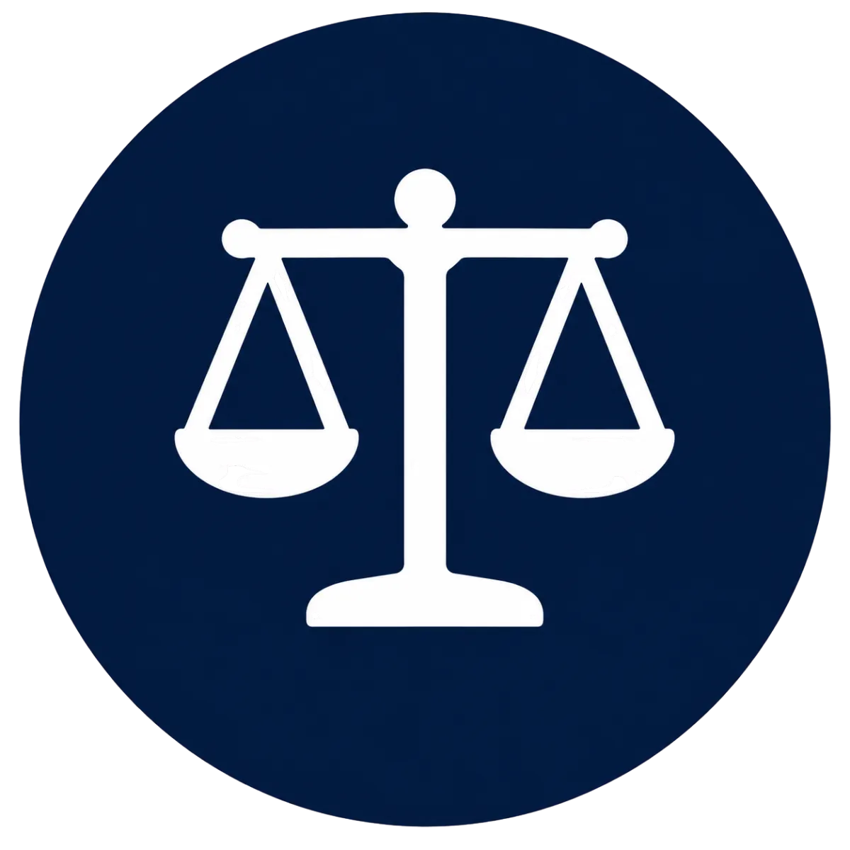 Legal scales icon for notary public legal limitations