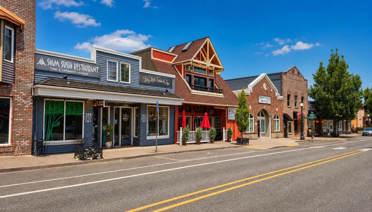 Historic Dowtown Troutdale in Troutdale, Oregon
