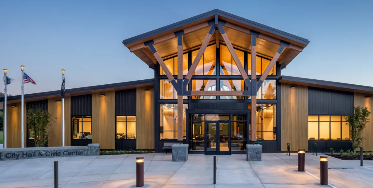 Wood Village City Hall in Wood Village, Oregon