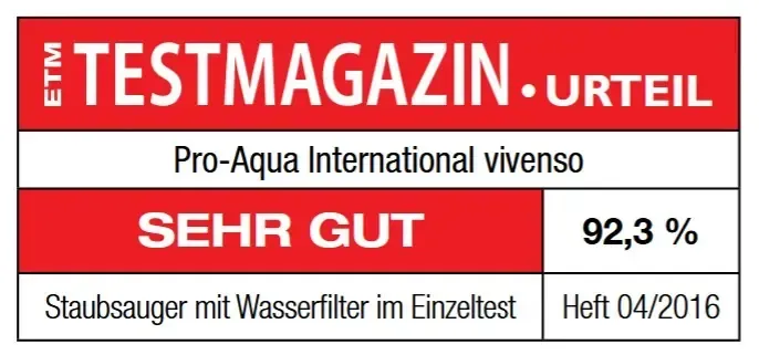 vivenso Wasserstaubsauger Testsieger
