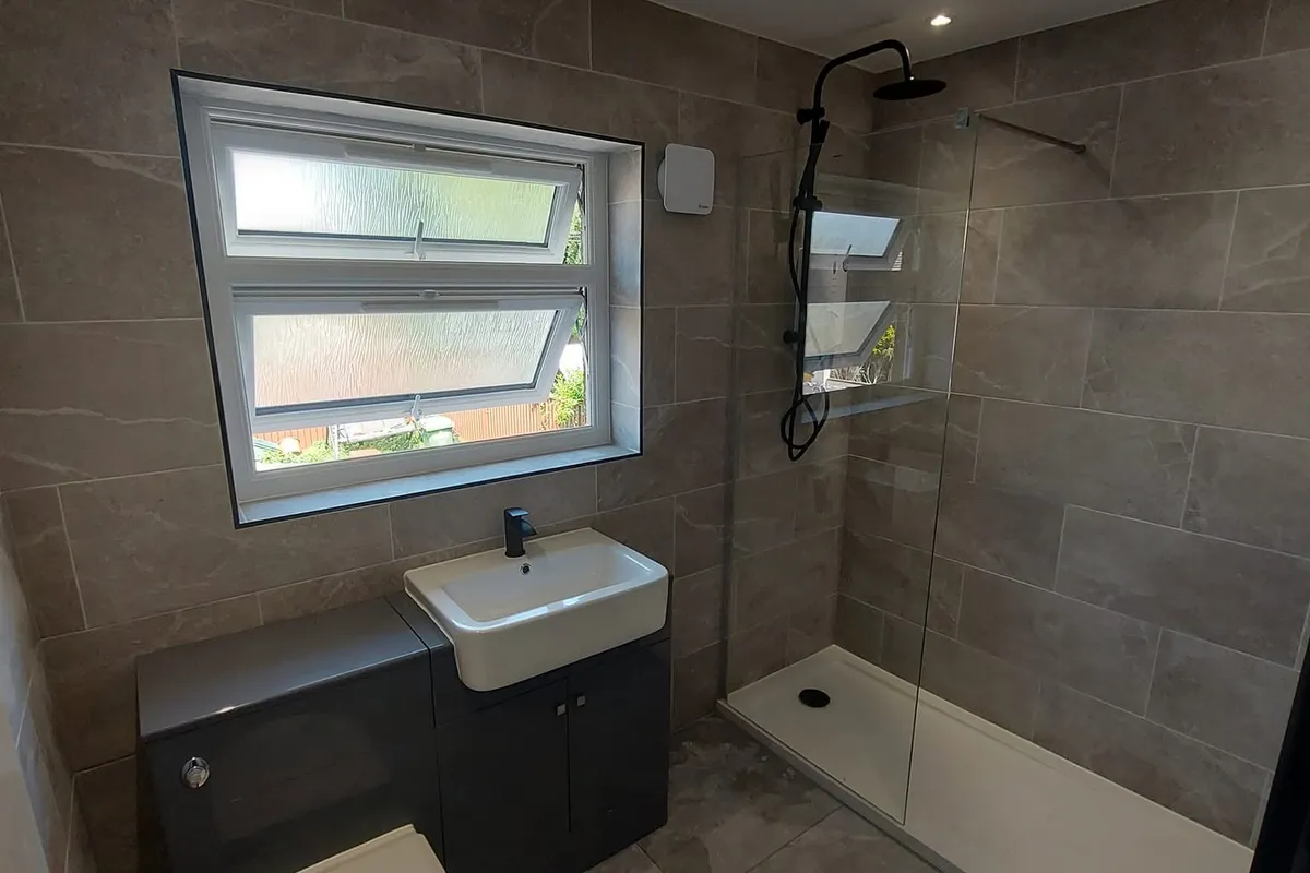 Bathroom remodeler in Staple Hill fitting a new bathroom