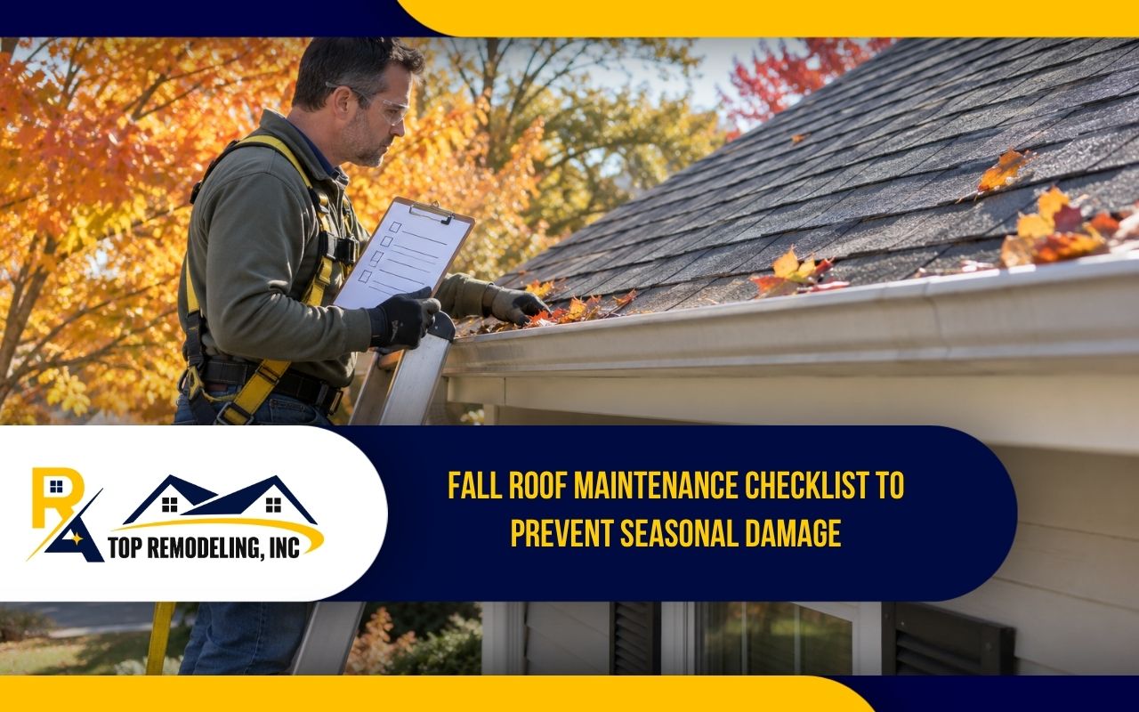 Fall Roof Maintenance Checklist to Prevent Seasonal Damage