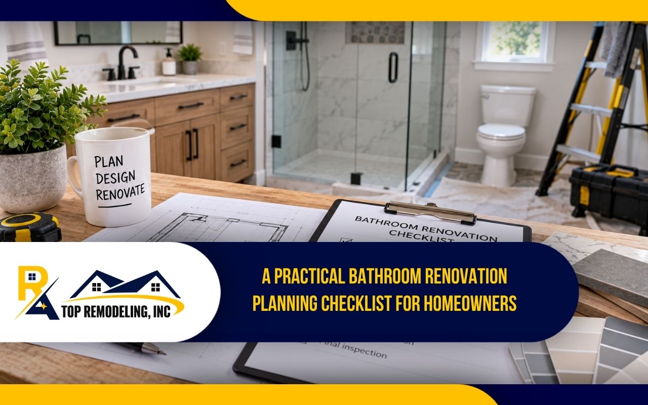 A Practical Bathroom Renovation Planning Checklist for Homeowners
