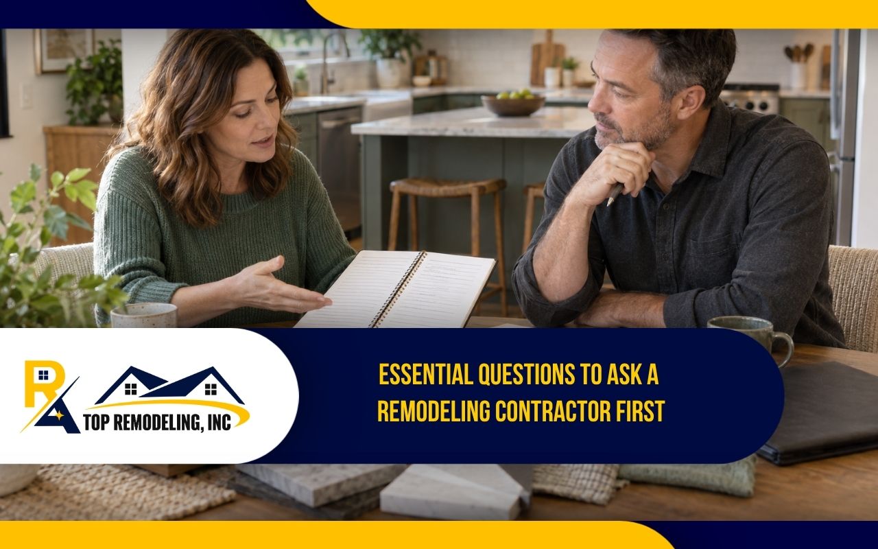 Essential Questions to Ask a Remodeling Contractor First