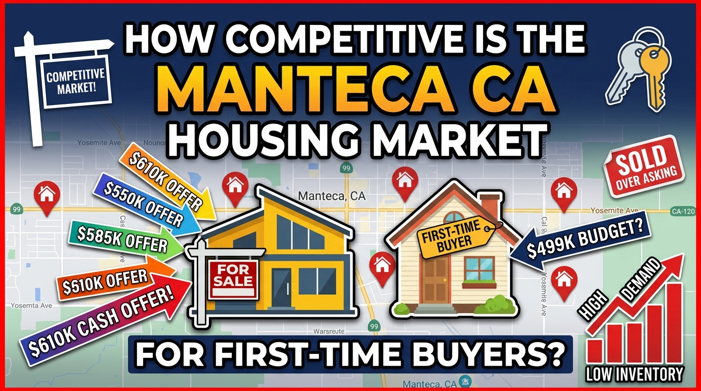 How Competitive Is the Manteca CA Housing Market for First-Time Buyers?