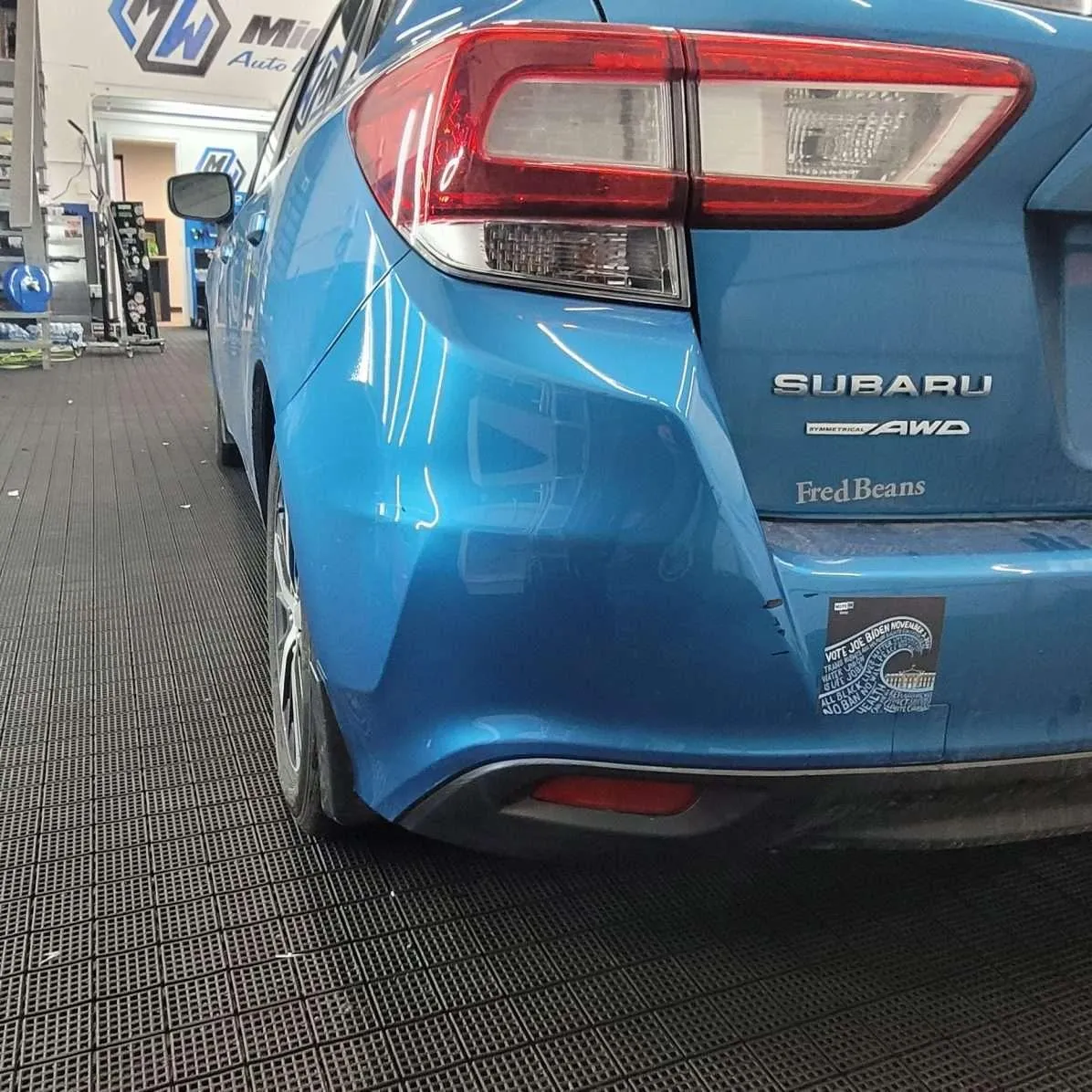 Bumper Dent Repair After