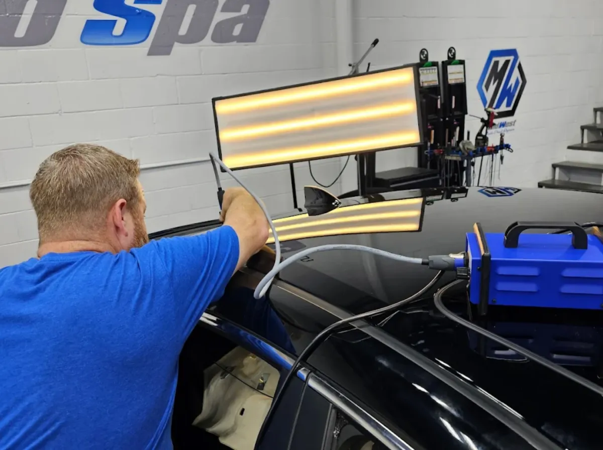 Paintless Dent Repair for Large Dents