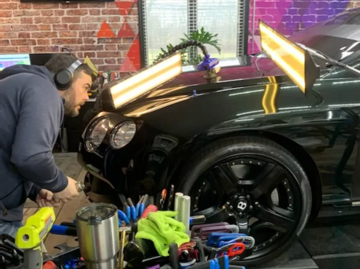 Bumper Dent Repair by Indianapolis Auto Spa