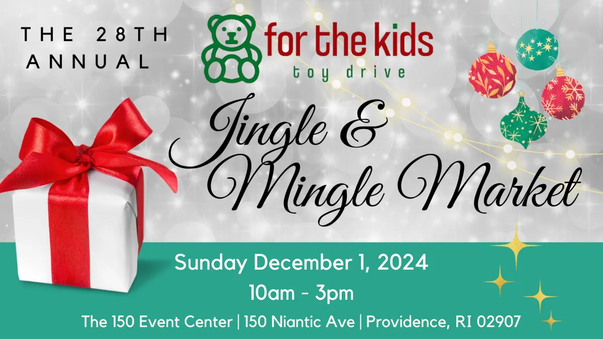 The 28th Annual For The Kids Toy Drive Presents The Jingle & Mingle Market