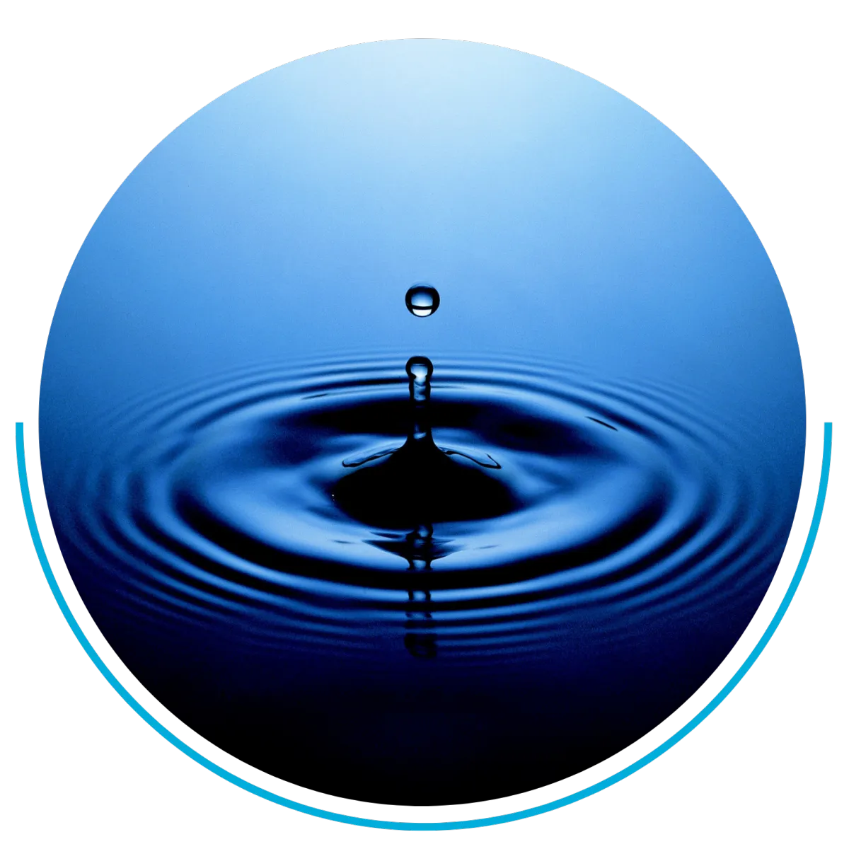 Ripple effect in water symbolizing the growing influence and impact of a million-dollar business.