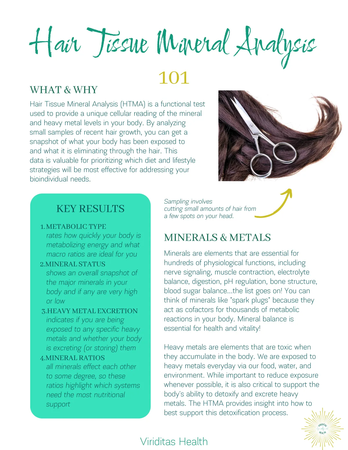 hair tissue mineral analysis 101 info sheet
