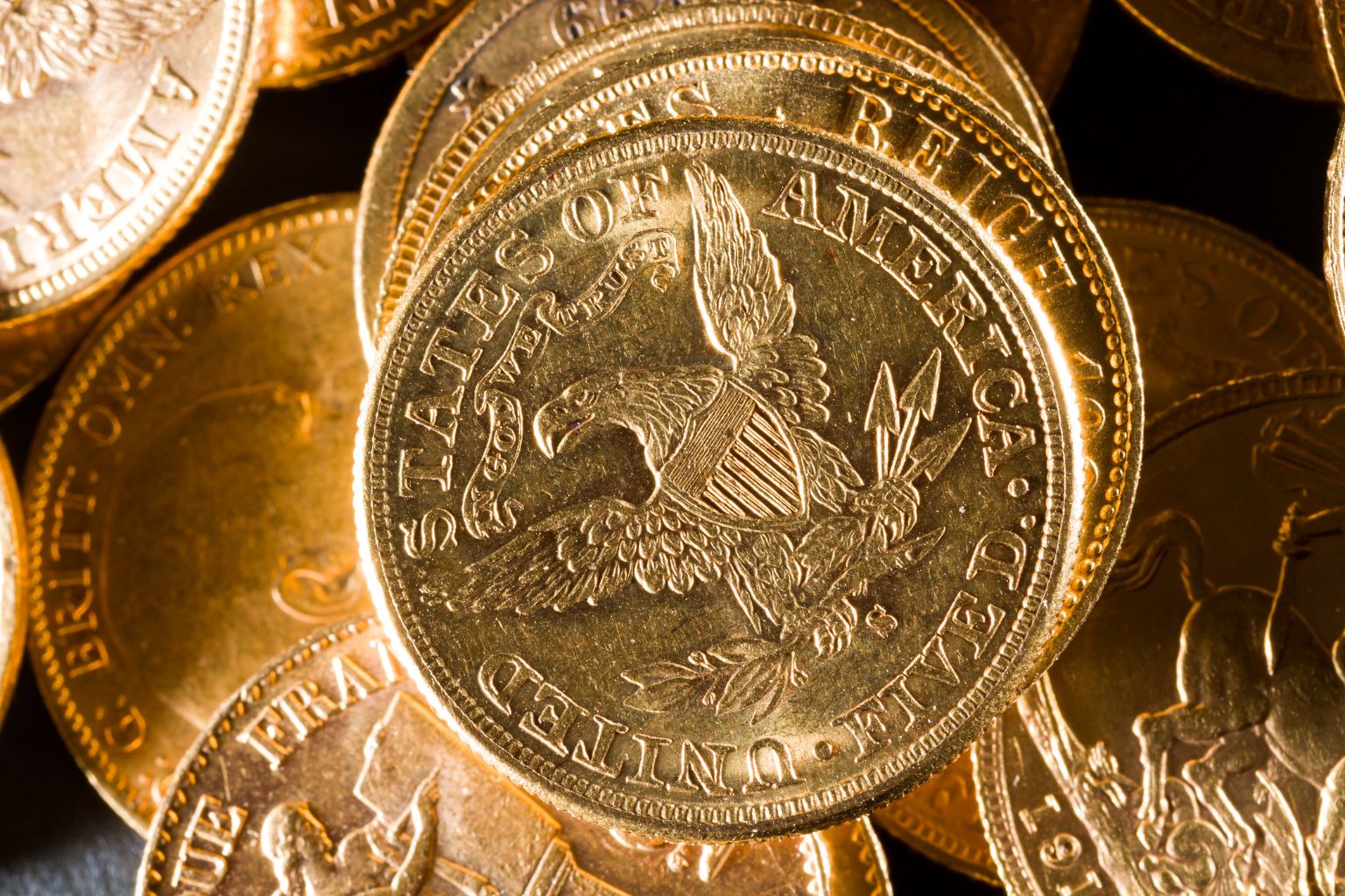 Collection of Gold and Silver Coins