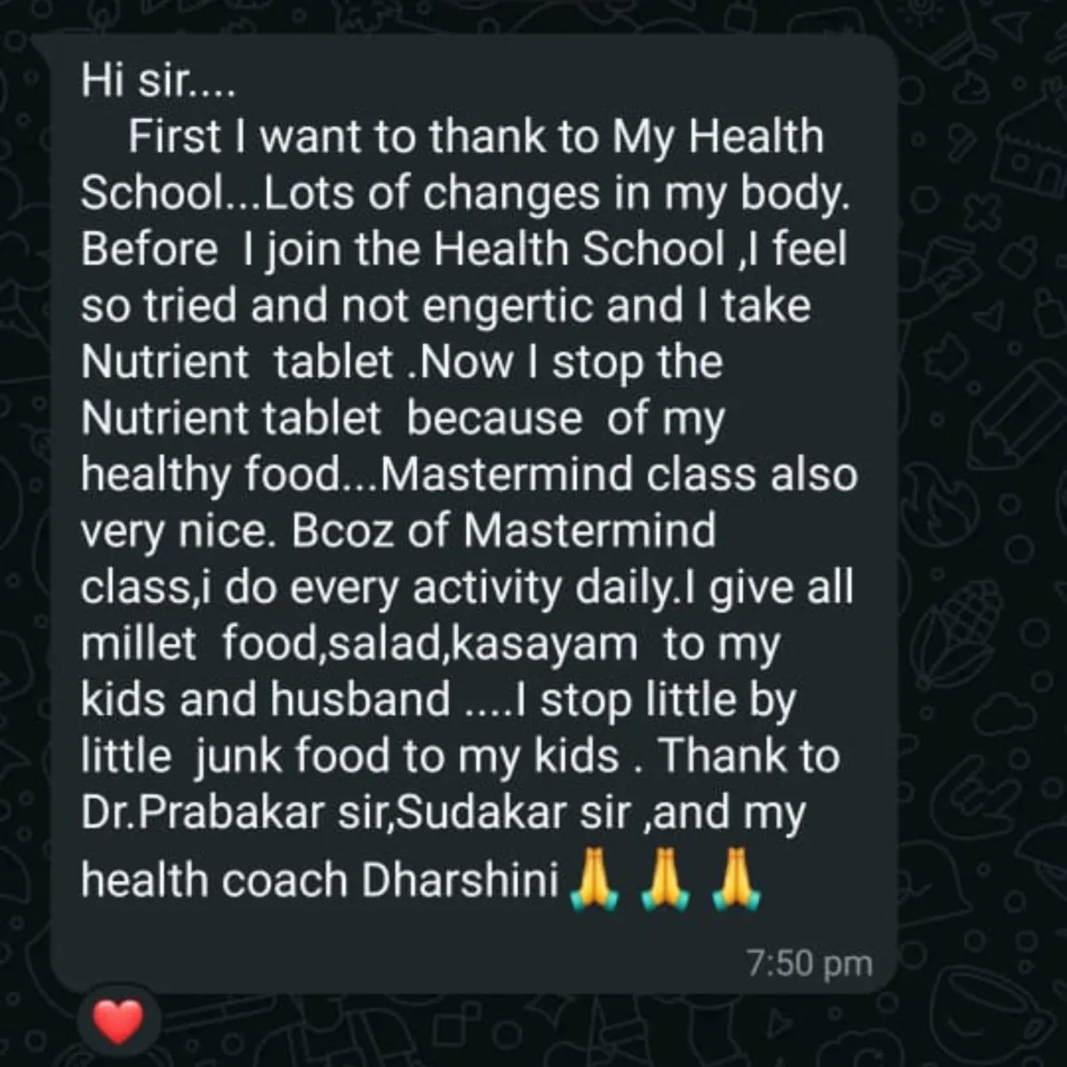 Success stories MHS workshop