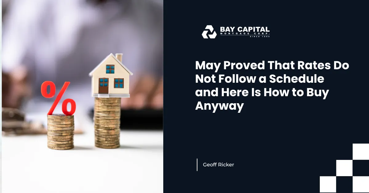 May Proved That Rates Do Not Follow a Schedule and Here Is How to Buy Anyway