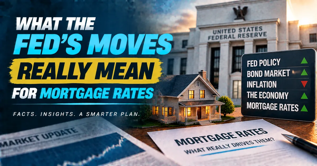 The Fed Does Not Set Mortgage Rates and Here Is What Actually Drives Them Up and Down