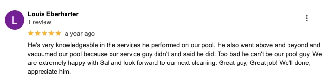 pool maintenance companies