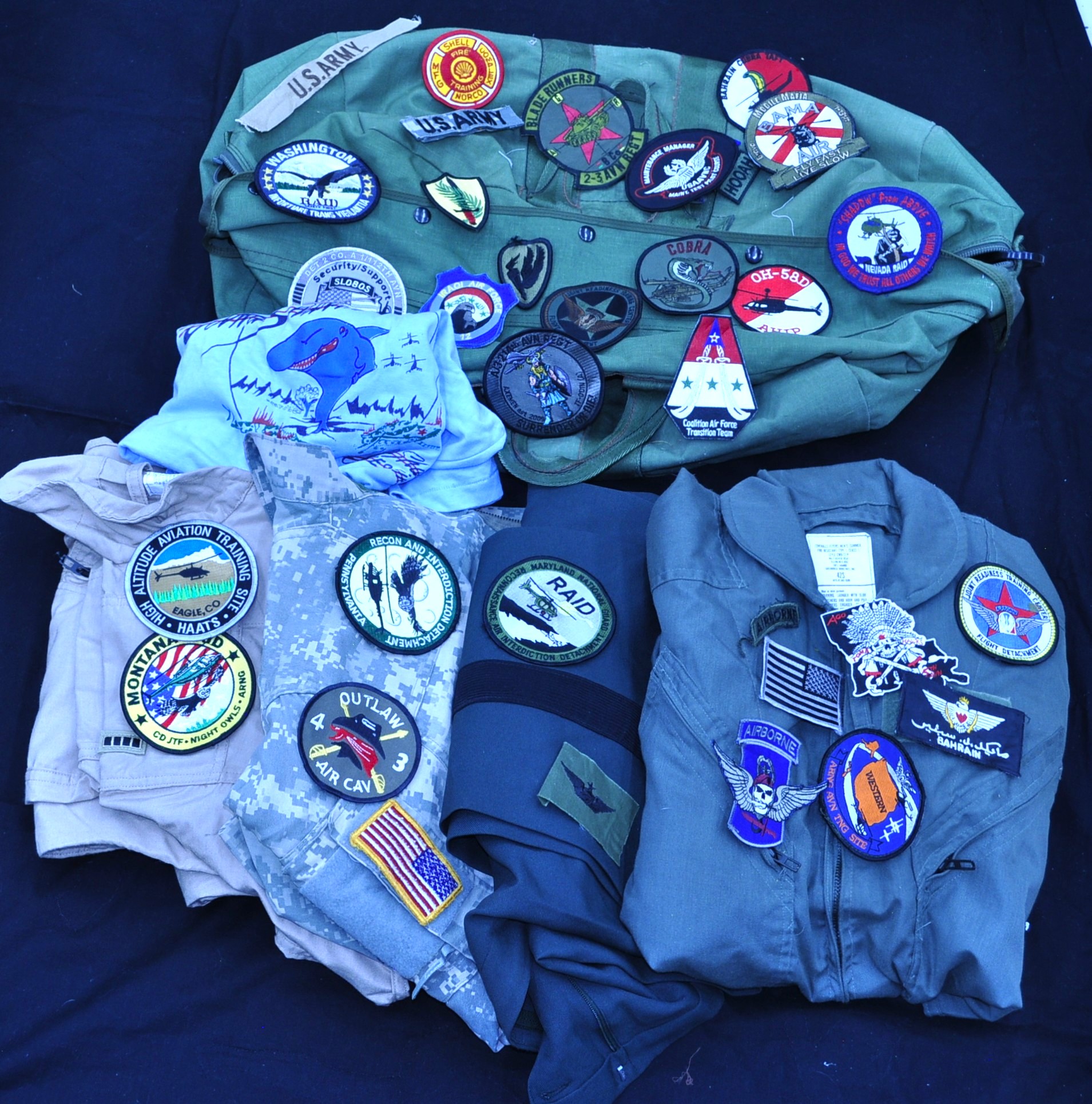 Military Memory Quilt Details