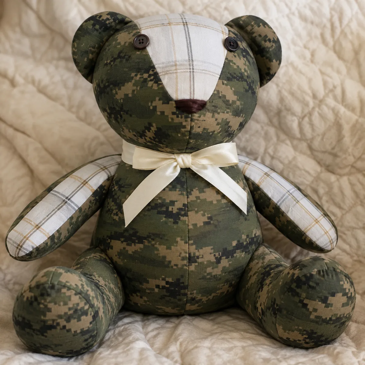 Military Uniform Bear Keepsake