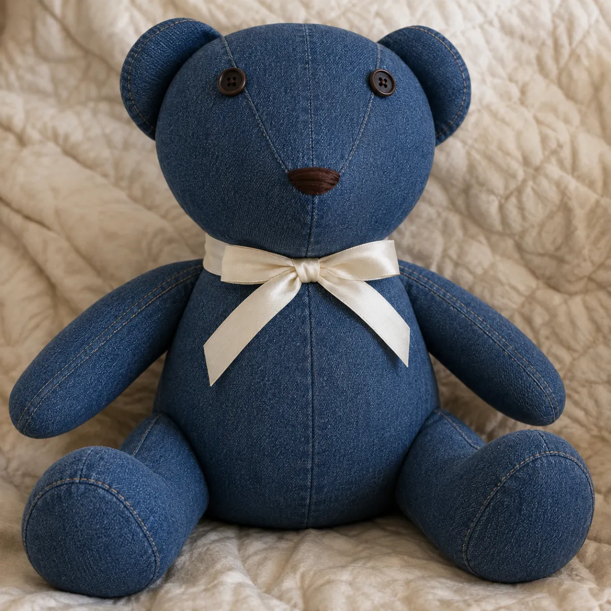 Overalls Memory Bear