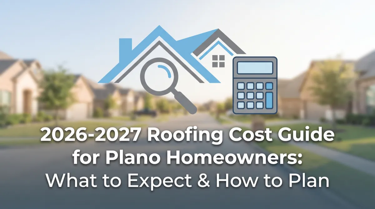 2026-2027 Roofing Cost Guide for Plano Homeowners: What to Expect & How to Plan