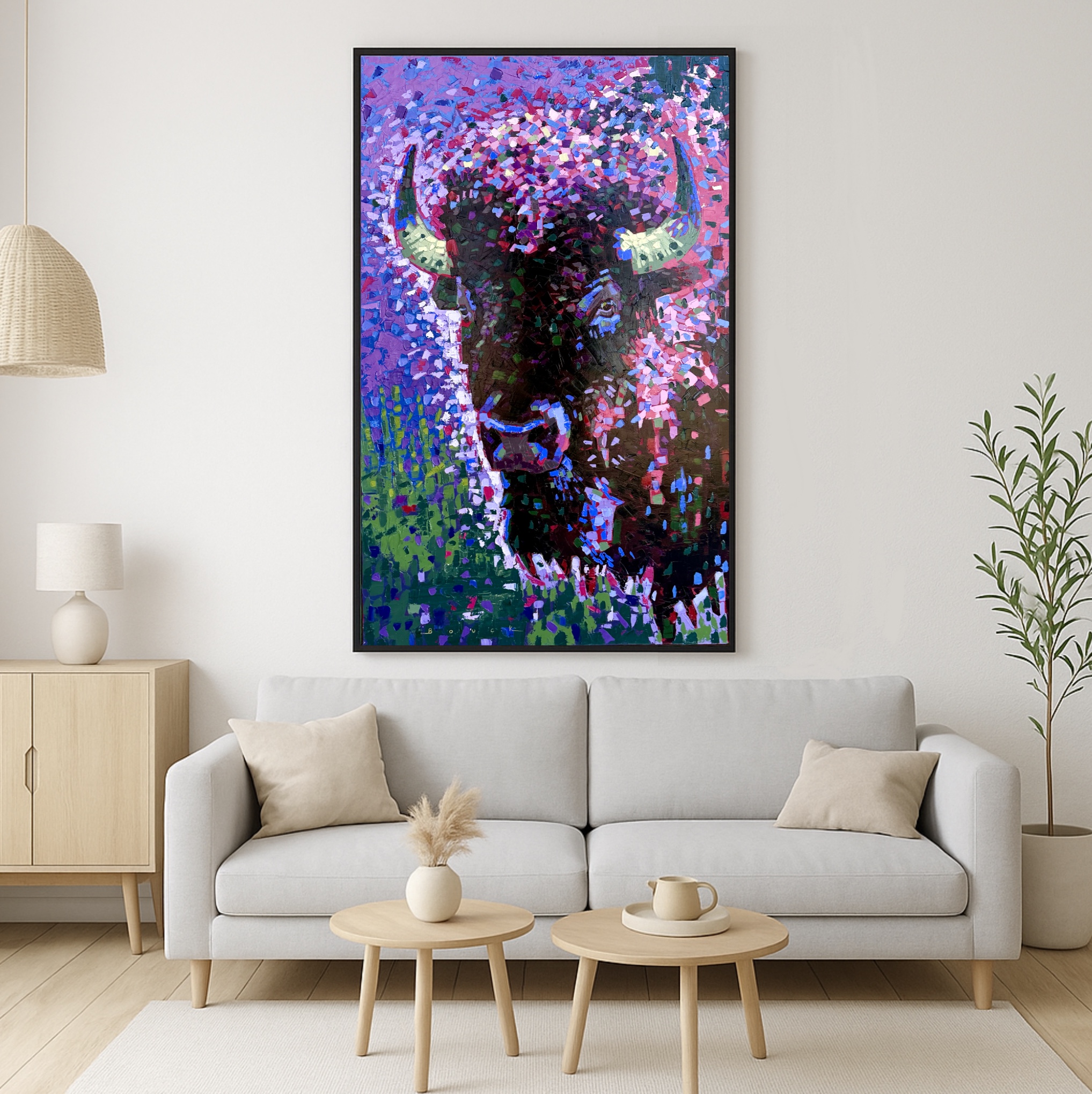 Image button for western wildlife