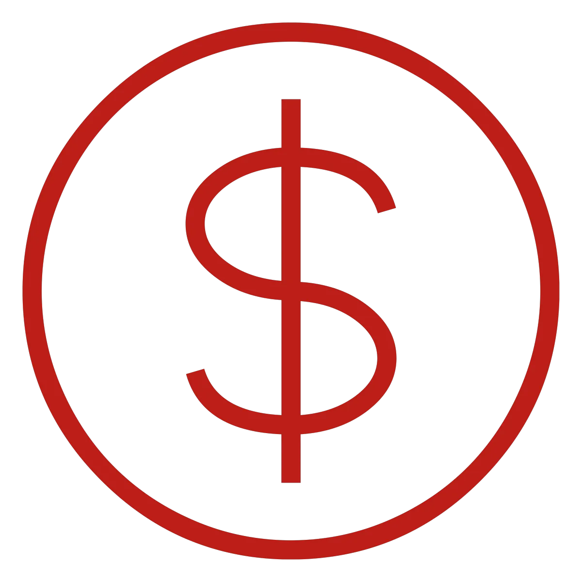 Icon of dollar sign