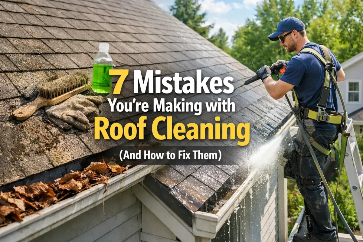 7 Mistakes You're Making with Roof Cleaning (And How to Fix Them)