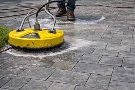 Low-pressure soft wash equipment used for safe roof cleaning in Lakeland
