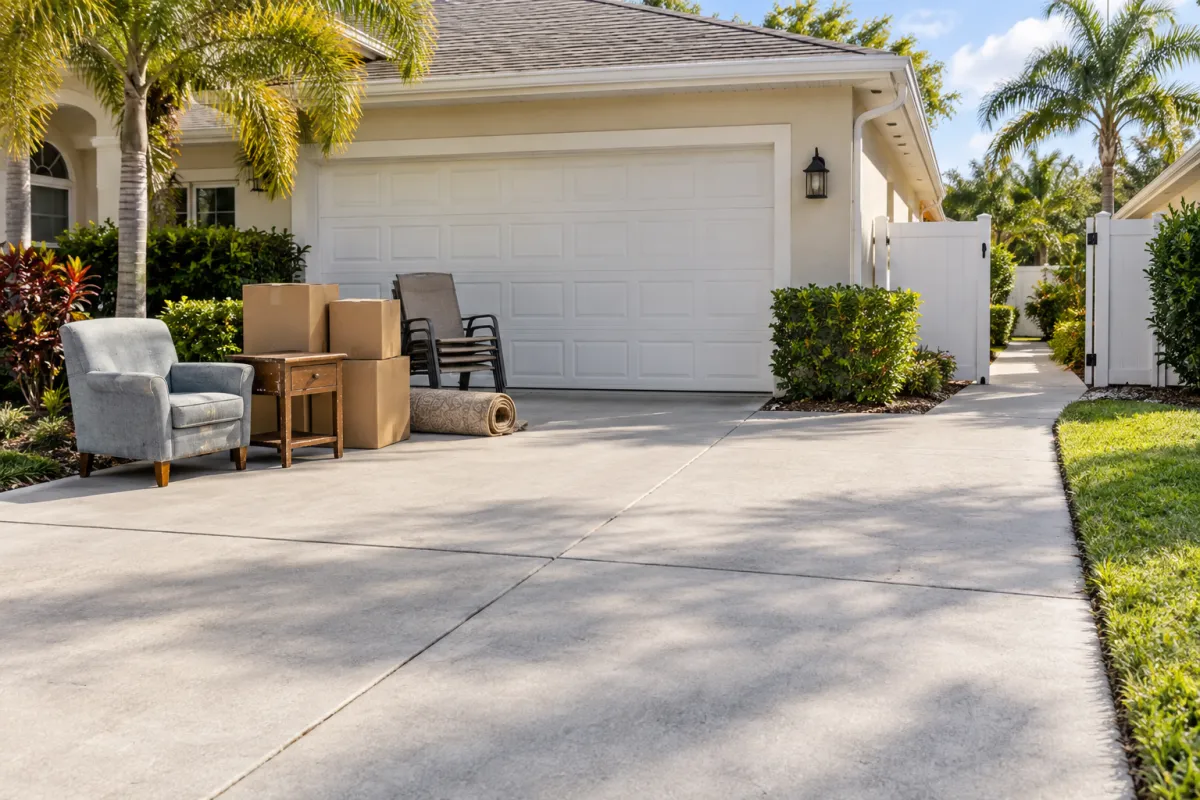 Low-pressure soft wash equipment used for safe roof cleaning in Lakeland