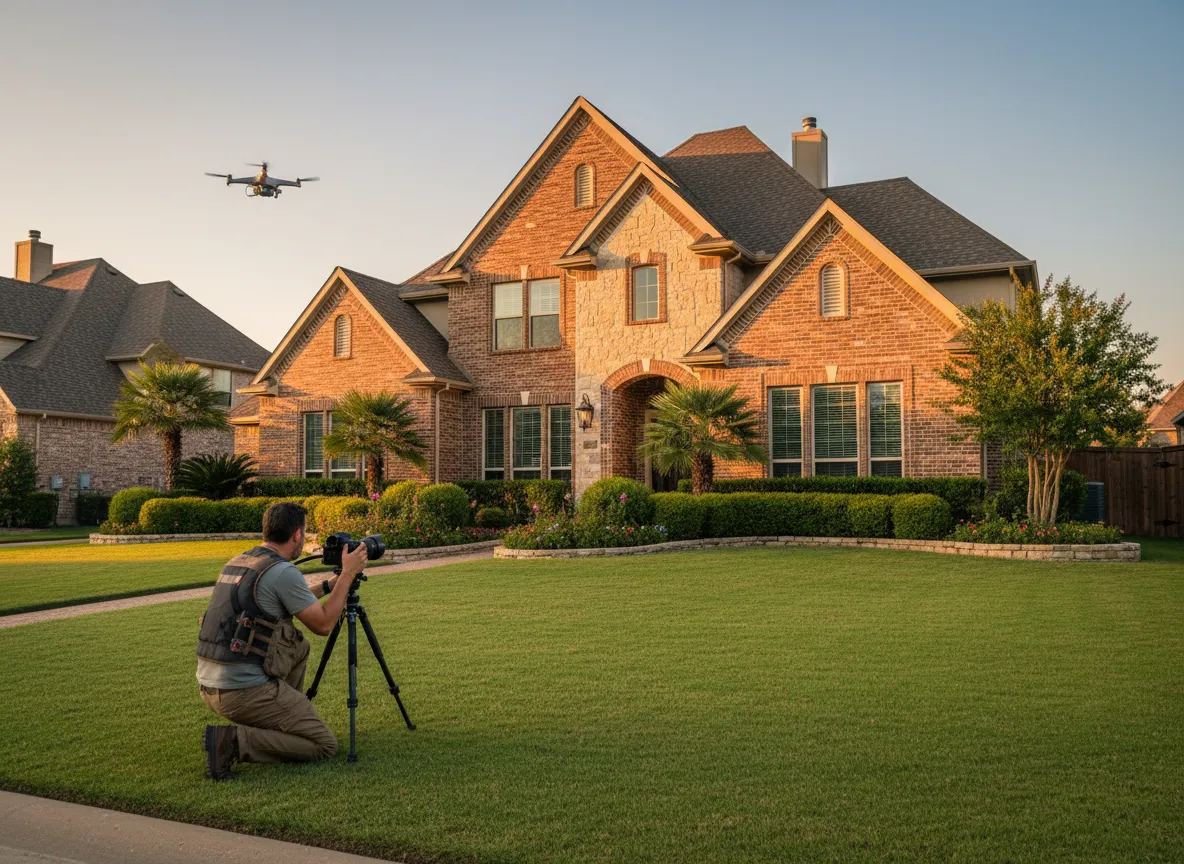 Professional real estate photography marketing home for sale