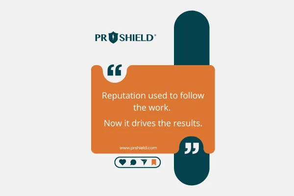 quote about reputation management