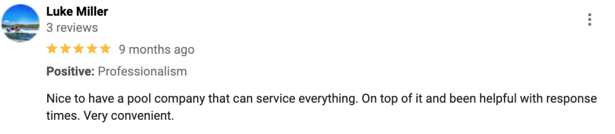 swimming pool service