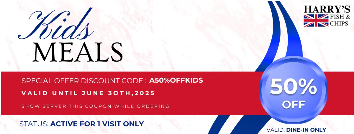 all you can eat oolock and chips special deal