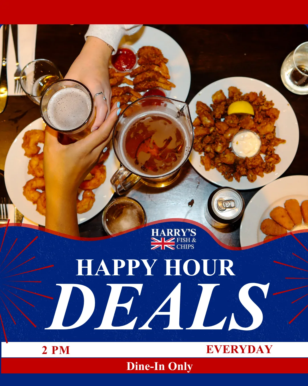 all you can eat oolock and chips special deal