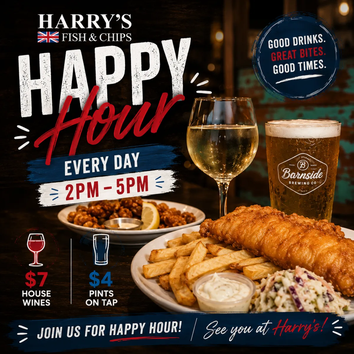 all you can eat oolock and chips special deal