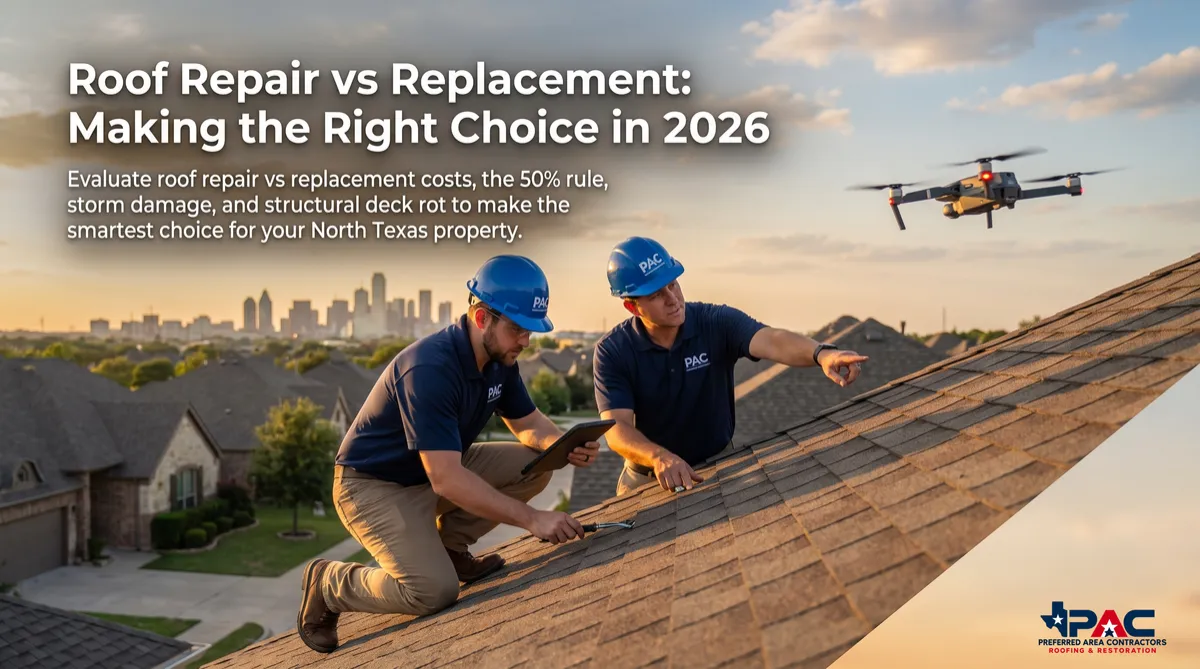 Roof Repair vs Replacement: Making the Right Choice in 2026